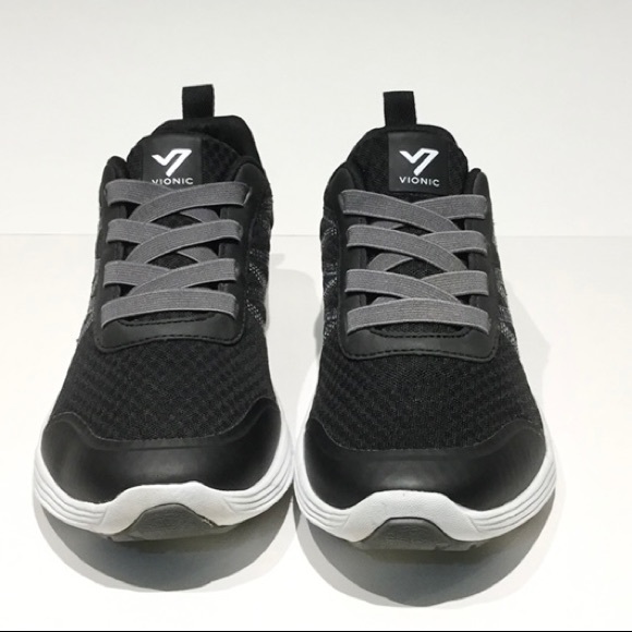 vionic mesh gored lace sneakers shay